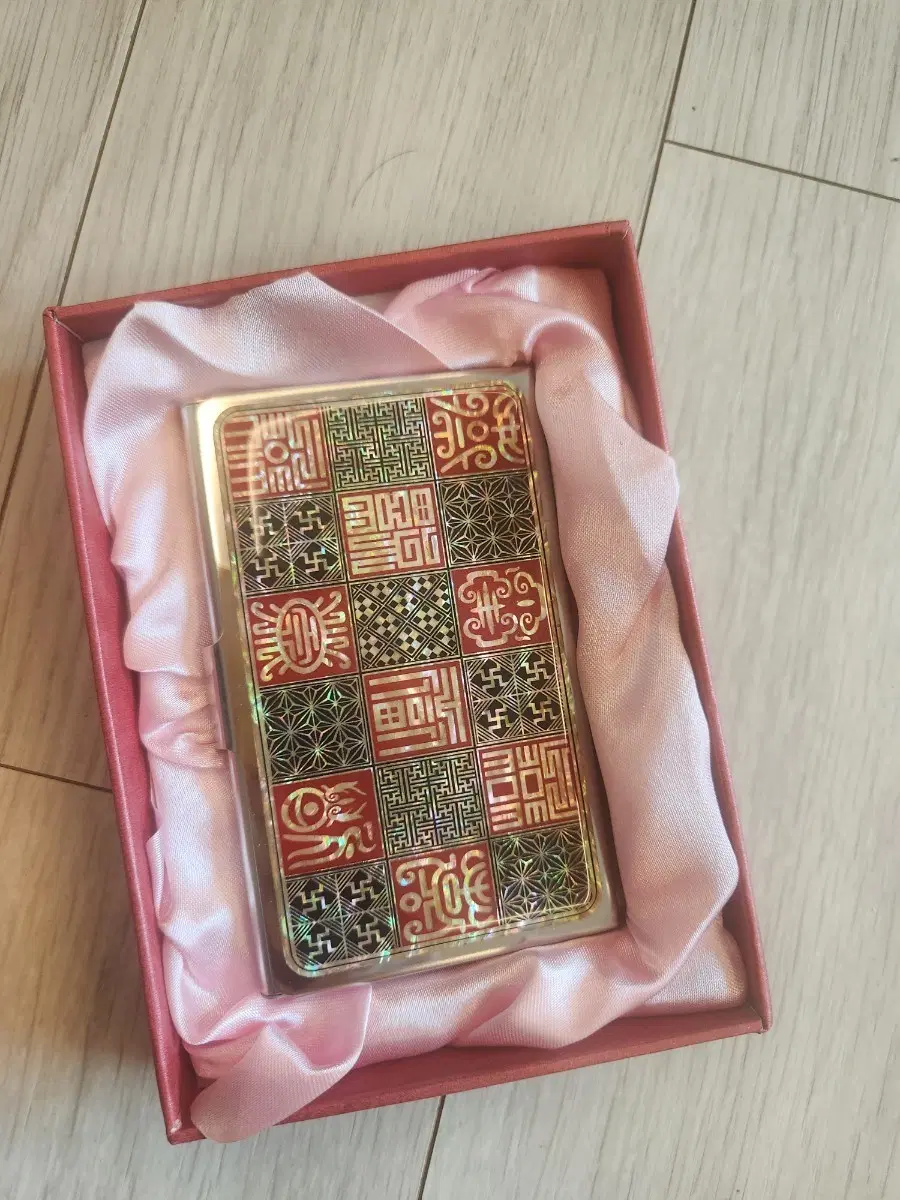 고급스러운 나전칠기 명함 새제품
