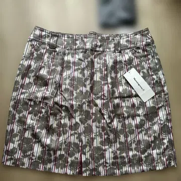 Munsingwear 여성용 골프 스커트 꽃무늬 스트라이프 이너 포함
