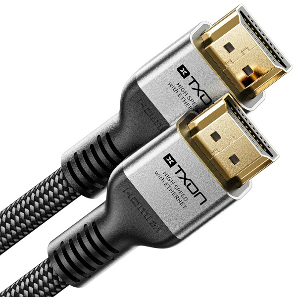HDMI 2.1 고화질 모니터 연결 케이블 3m 그레이메탈
