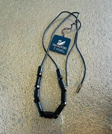 SWAROVSKI 목걸이 블랙