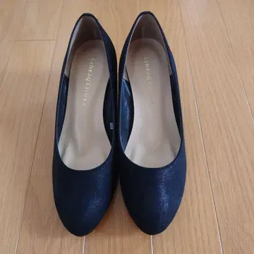 vanitybeauty 웨지솔 펌프스 블랙 24cm