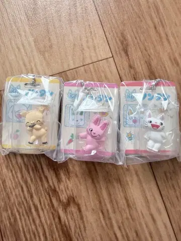 논탄 패키지 참 캡슐 토이 피규어 3종 세트