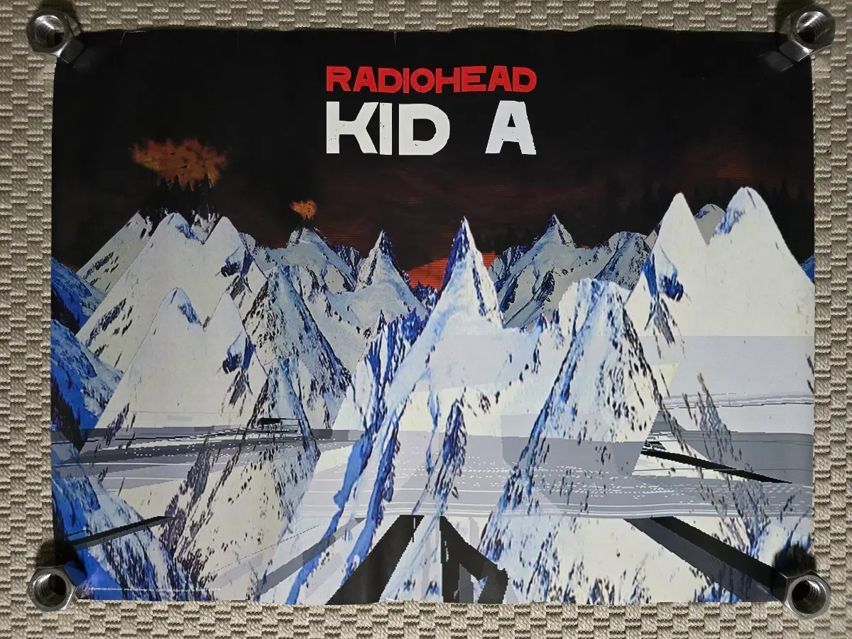 포스터 RADIOHEAD 라디오헤드 PROMO 포스터