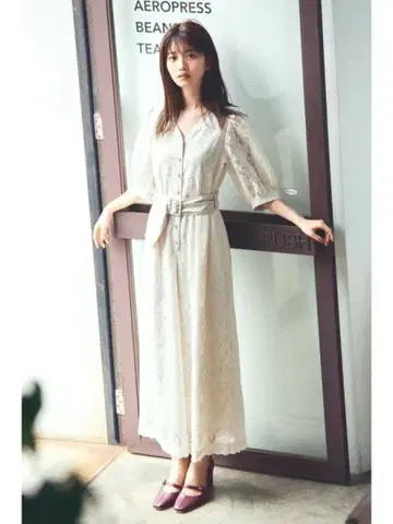 벨트 부착 레이스 점프수트 JILL by JILL STUART