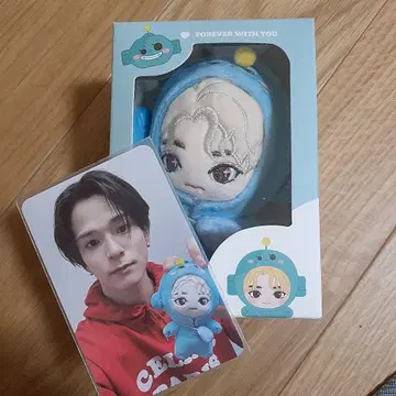 TREASURE DDAHI 봉제 인형 트레이딩 카드 세트 ASAHI