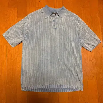 ZARA 피케 셔츠 블루
