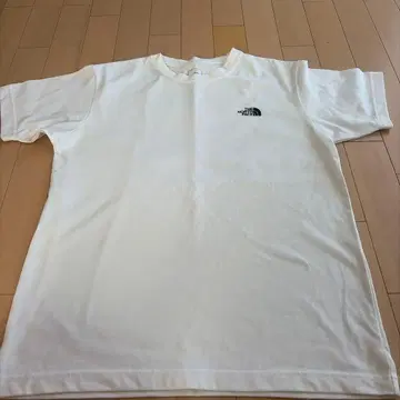 THE NORTH FACE 박스 로고 T셔츠 화이트 L