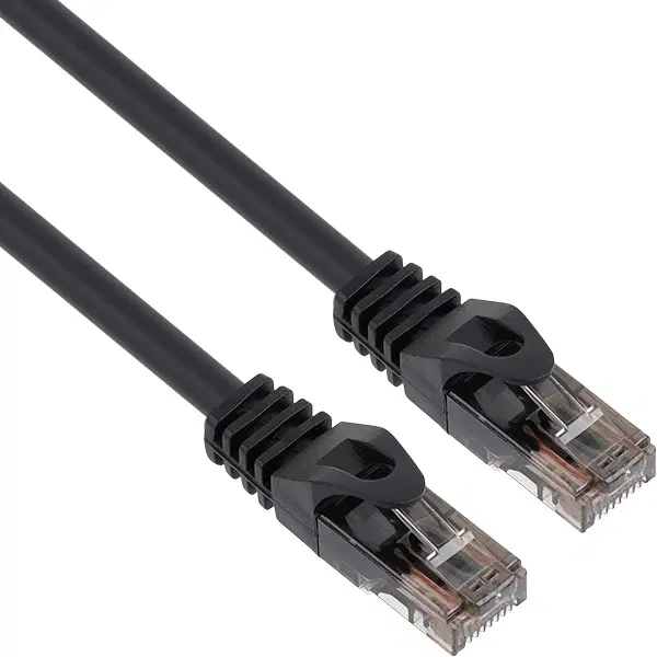 UTP 네트워크 기가비트 Cat.6 랜 케이블 블랙 5m
