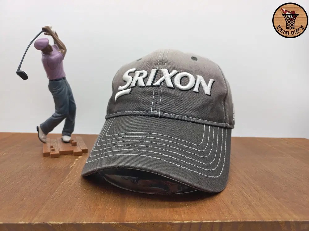 SRIXON 스릭슨 투어 여성 골프모자 로고 그라데이션 그레이