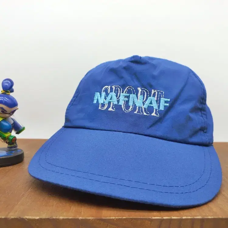 [새상품] 90s 빈티지 데드스탁 나프나프 NAF NAF  스냅백 블루