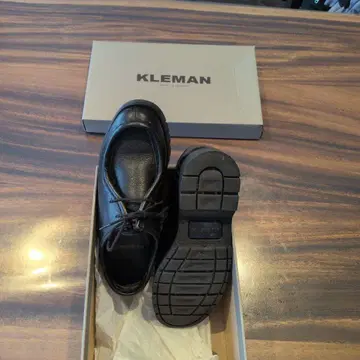 KLEMAN 여성용 가죽 신발 블랙 36