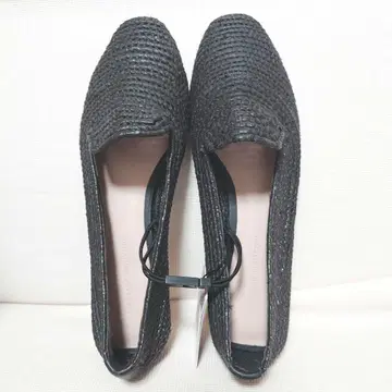 ZARA 플랫슈즈 블랙 37 메쉬