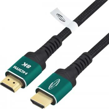 HDMI 2.1 48Gbps 8K 지원 케이블 1.5m 그린메탈