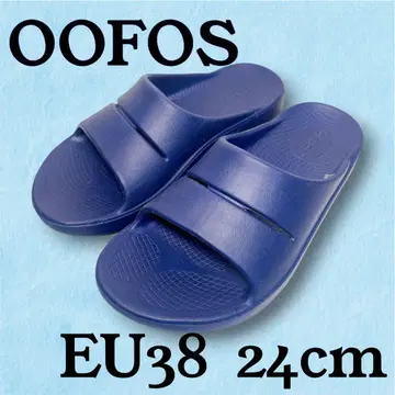 OOFOS 우포스 우아 리커버리 샌들 네이비 38 24cm