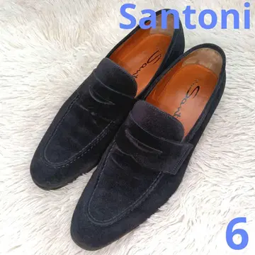 Santoni 산토니 스웨이드 로퍼 네이비 6