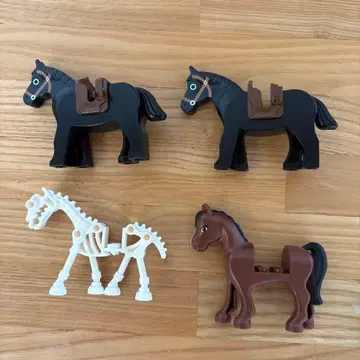 레고 LEGO 말 피그 4개 세트 스켈레톤 호스