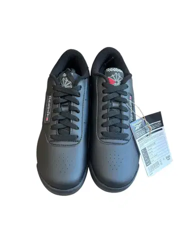 미사용 새상품 리복 프린세스 24.5cm 블랙 Reebok 택 포함