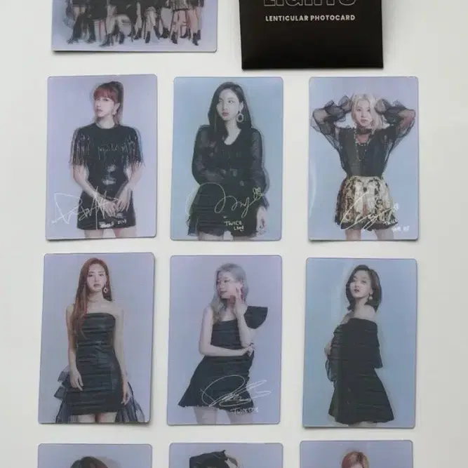 트와이스 월드투어 렌티큘러 포카