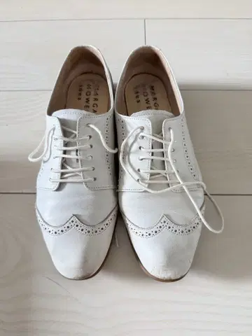 MARGARET HOWELL idea 레이스업 슈즈 화이트