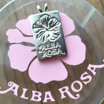 ALBA ROSA 플레이트 목걸이 실버925 탑만