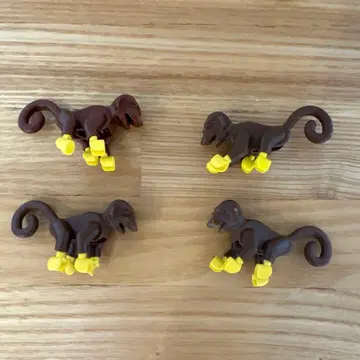 레고 LEGO 원숭이 미니 피규어 4세트