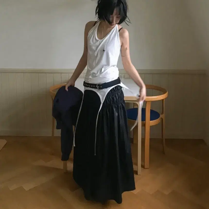 노어슨 [MD PICK] 말렌 스모킹 맥시 롱 스커트