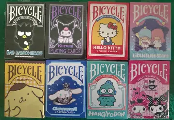 BICYCLE 산리오 캐릭터즈 카드놀이 8종 세트 미사용 새상품