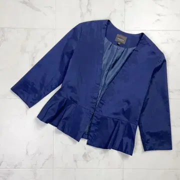 새상품급 Demi-Luxe 노카라 자켓 네이비 사이즈 38*PD674