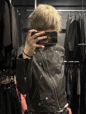 GOLDEN GOOSE 가죽 라이더 더블
