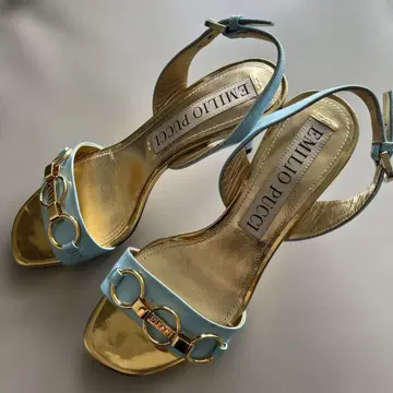 EMILIO PUCCI 에밀리오 푸치 샌들 라이트 블루