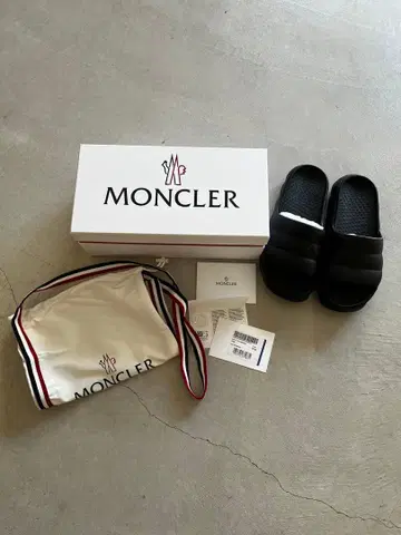 [ 미사용 새상품 ] MONCLER 샌들 LILO 블랙 남성용