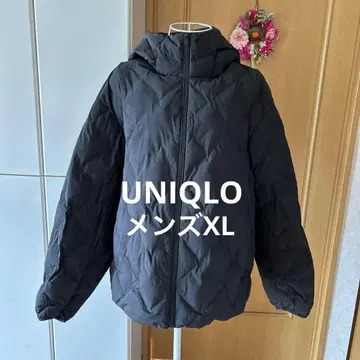 UNIQLO 유니클로 퍼프 테크 후드티 자켓 남성용 XL 사이즈