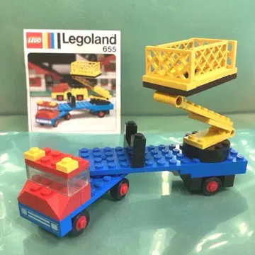 LEGO 655 가선 작업차 컨디션 최상 1973년