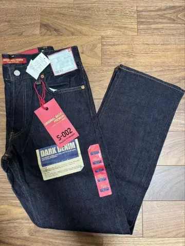 [ 새상품 ] 데드스탁 UNIQLO 셀비지 청바지 W30