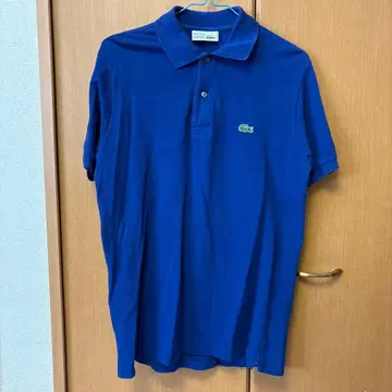 LACOSTE 피케 셔츠 프랑스제 블루 사이즈 3