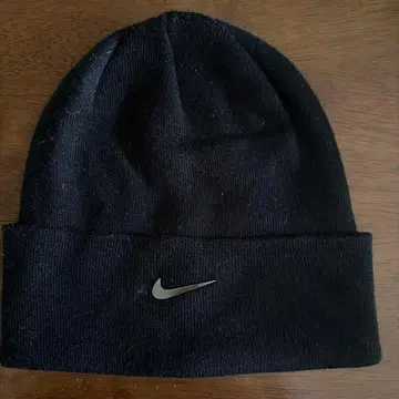 NIKE 니트 모자 비니 블랙