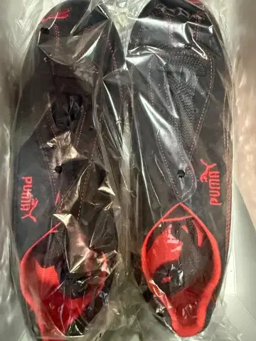 새상품 PUMA 푸마 스피드캣 블랙 레드 스케치 41
