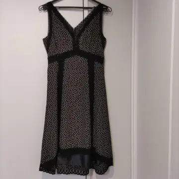 nanette lepore 슬리브리스 원피스 도트 무늬