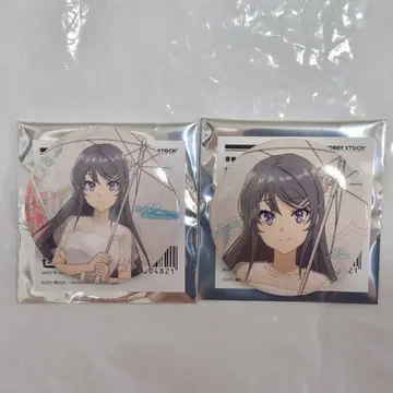 청춘 돼지 시리즈 캔뱃지 바캉스 ver. 사쿠라지마 마이 2종