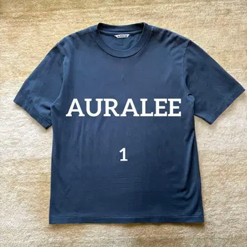 [ 새상품급 ] AURALEE T셔츠 네이비 1