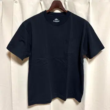 y071104 WAIPER.inc 티셔츠 S 블랙 포켓 심플