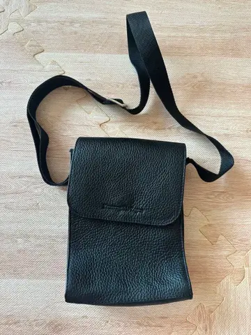 Ermenegildo Zegna 숄더백 가죽 블랙