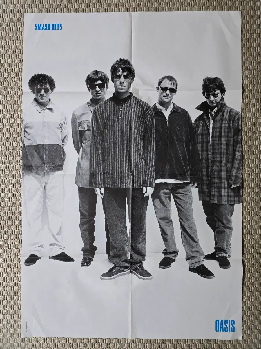 포스터 oasis 오아시스 대형 양면 포스터
