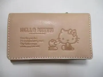 하자품 새상품 키케이스 여성용 HELLO KITTY 브랜드 천연 가죽