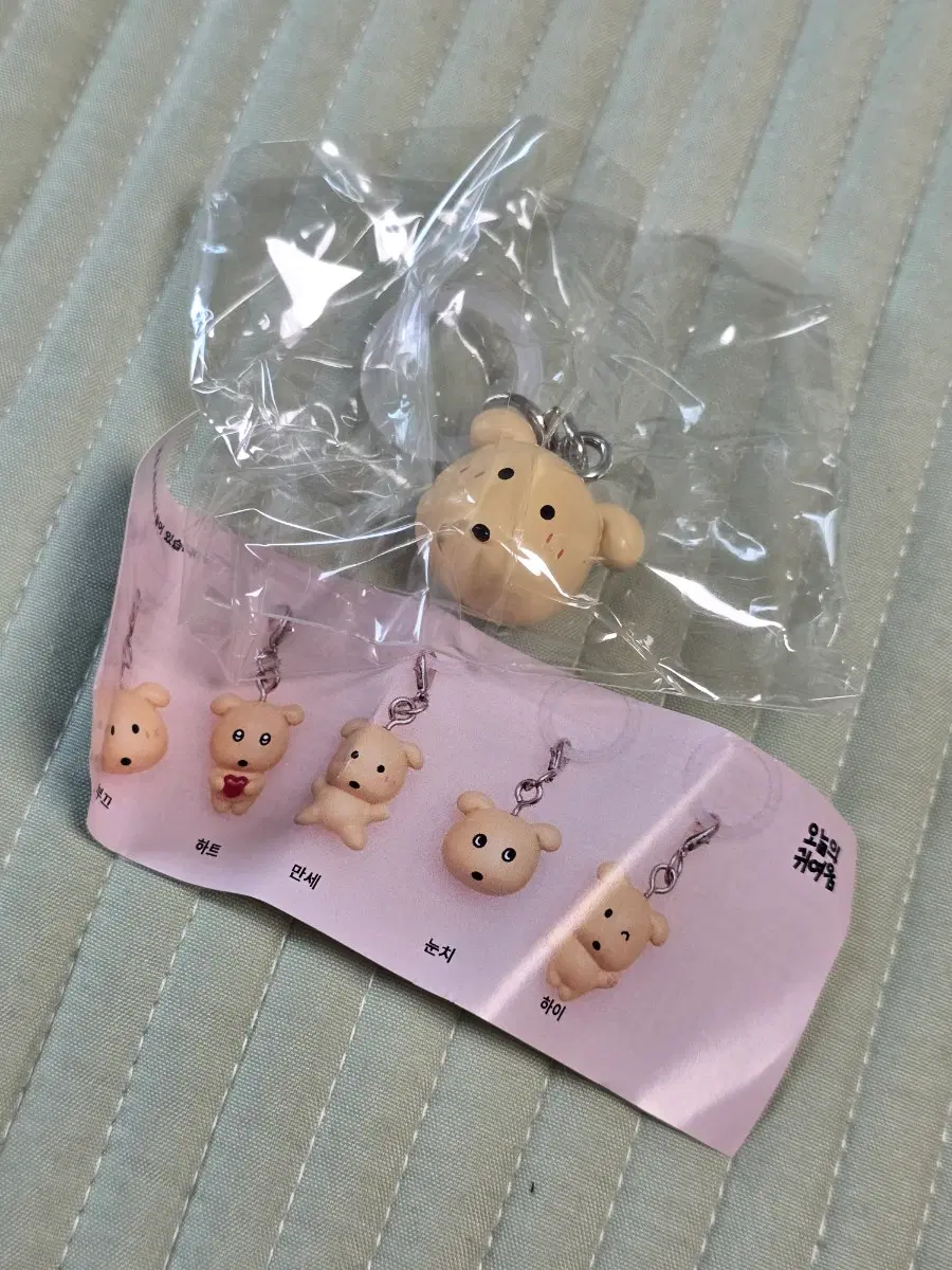 [미개봉] 소심한 깜자 메지루시 가챠 마킹 악세서리 부끄