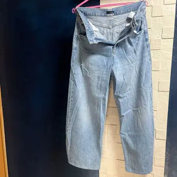 UNIQLO 배기 배럴 레그 진 26