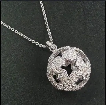 SWAROVSKI 목걸이 스타 볼 크리스탈 파베