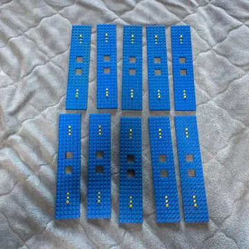 LEGO 기차 플레이트 10개 세트