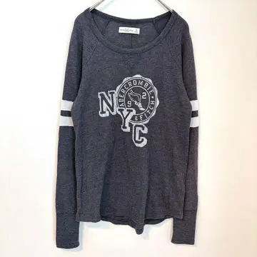 Abercrombie&Fitch 와플 롱 T XS 그레이