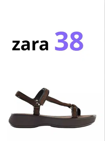 zara 미사용 새상품 샌들 38